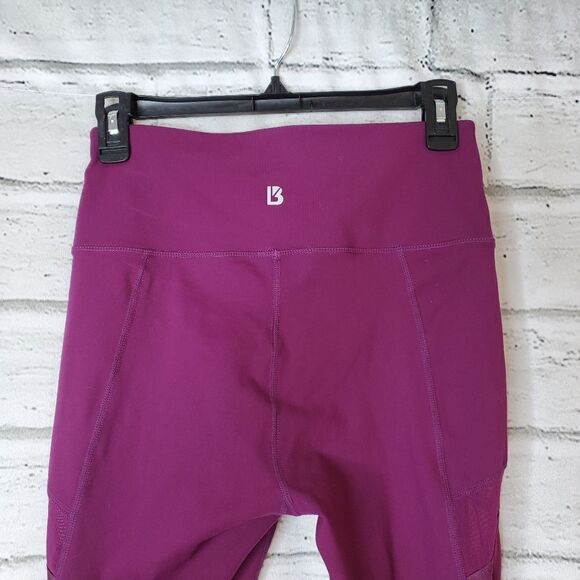 BuffBunny purple high waist Side mesh leggings Womens medium - Picture 7 of 8